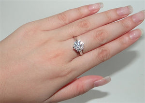 GPG Cubic Zirconia Platinum Ring