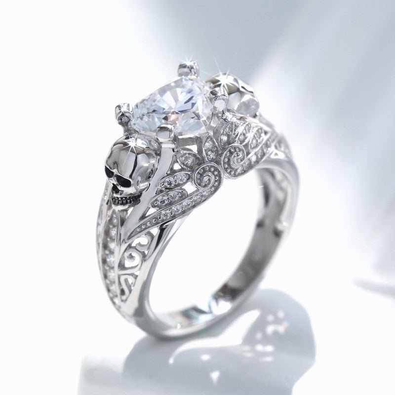 Austrian CZ Crystal Heart Stone Ring
