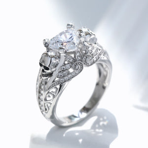 Austrian CZ Crystal Heart Stone Ring