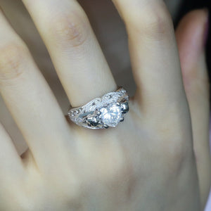 Austrian CZ Crystal Heart Stone Ring