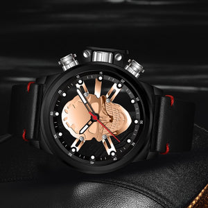 GPG™ 3D Hollow Skull Sport Watch
