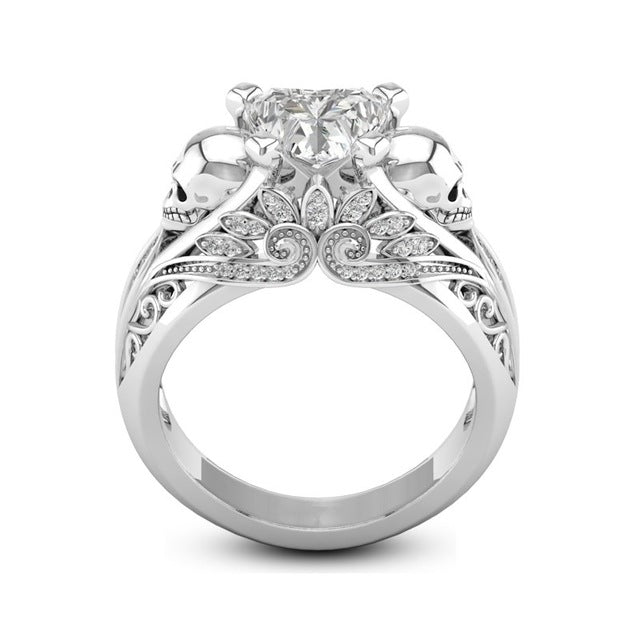 Austrian CZ Crystal Heart Stone Ring
